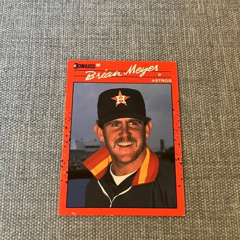 1990 Donruss Houston Astros Baseball Card Trading Card